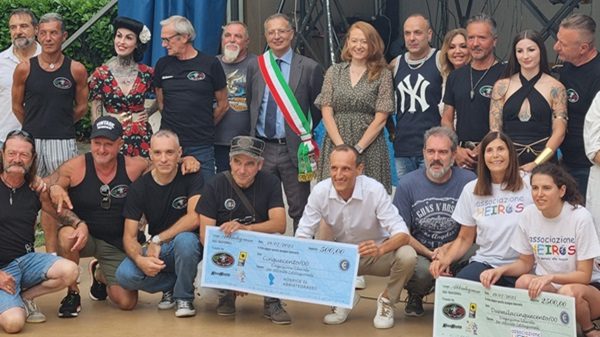 Ritaglio stampa: Consegnate ad Abbiategrasso le donazioni del Custom Festival